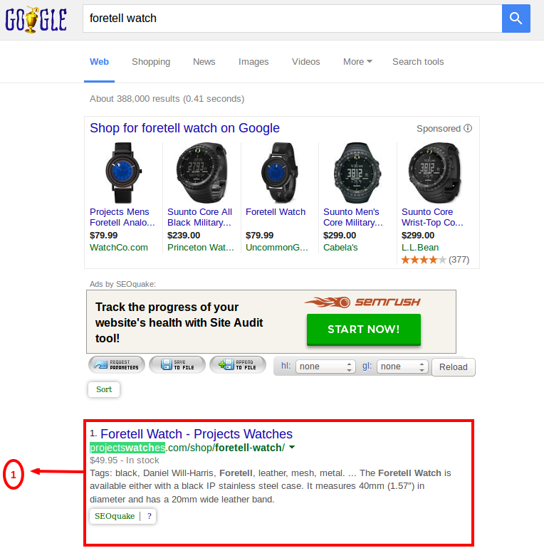 FORETELL WATCH