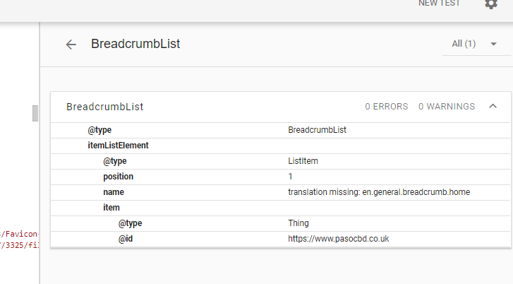 breadcrumbs schema