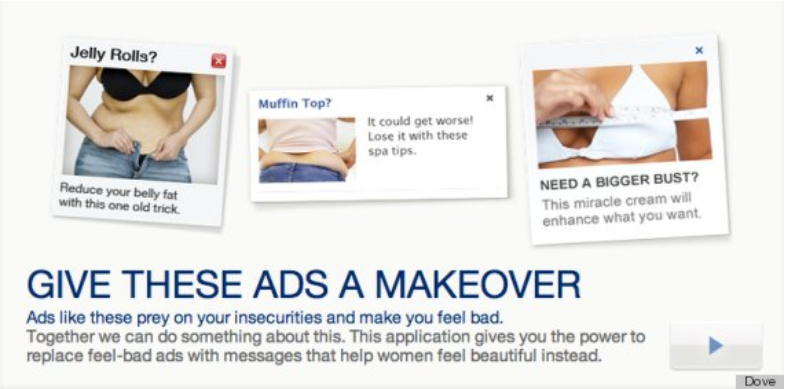 dove makeover ads