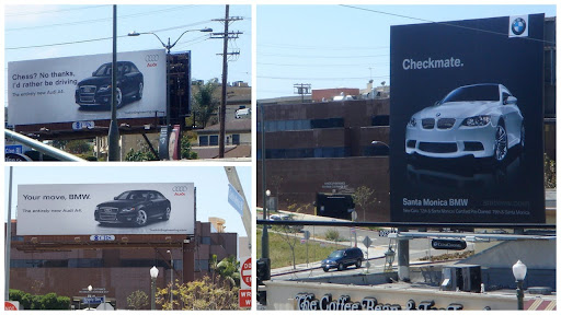 Audi Vs BMW street fight in Santa Monica