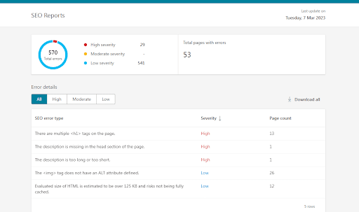 bing seo audit