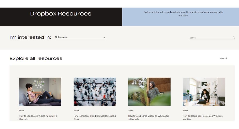 Dropbox Resources