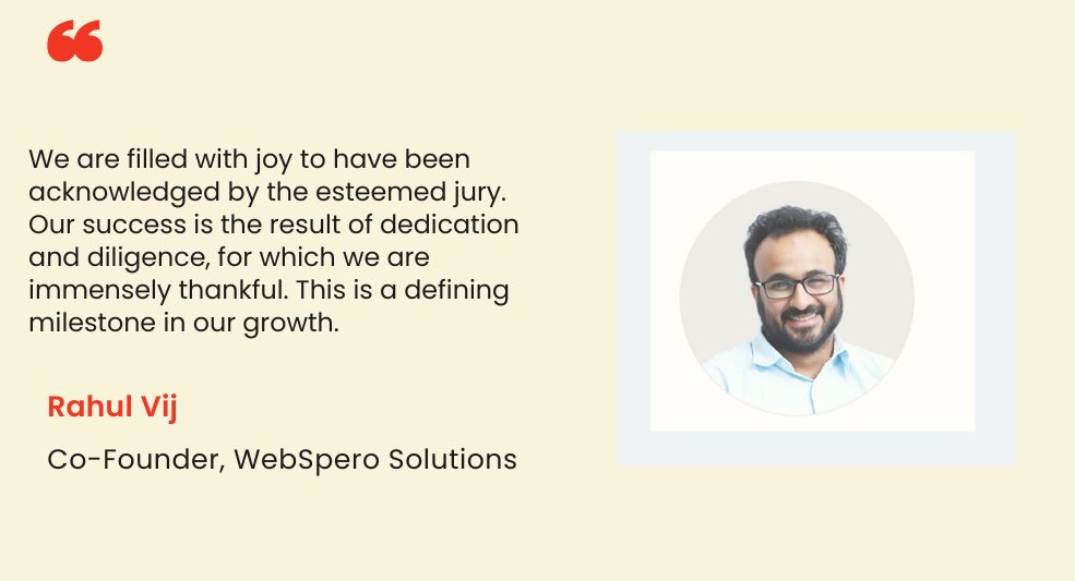 webspero Web Excellence Award Winner