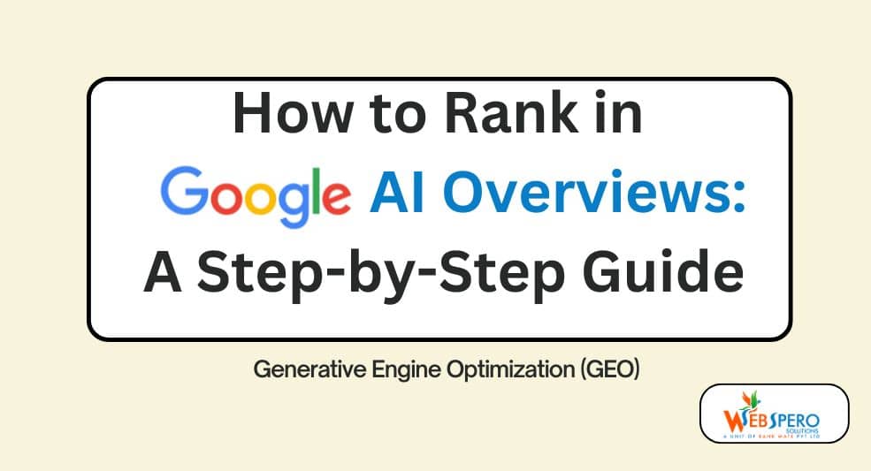 How to rank in google AI overviews