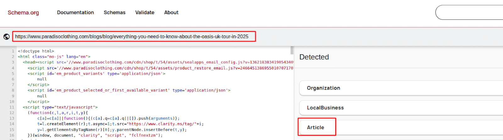 Schema Markup Tool
