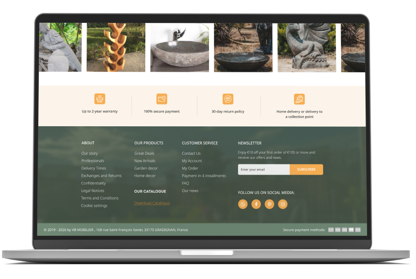 Footer_ Trust Signals and Navigation