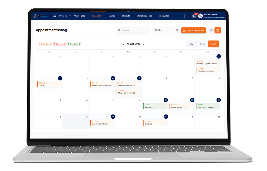 Calendar & Appointment Scheduling