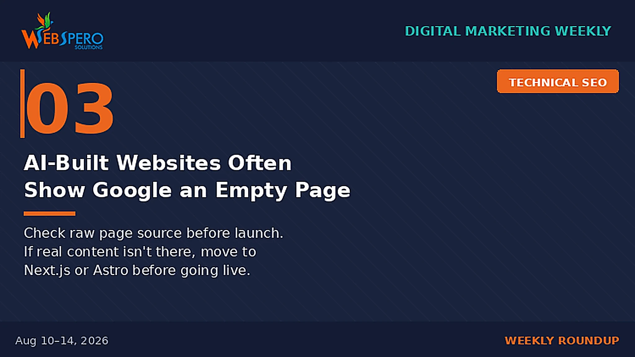 AI-Built Websites Look Ready But Often Show Google an Empty Page