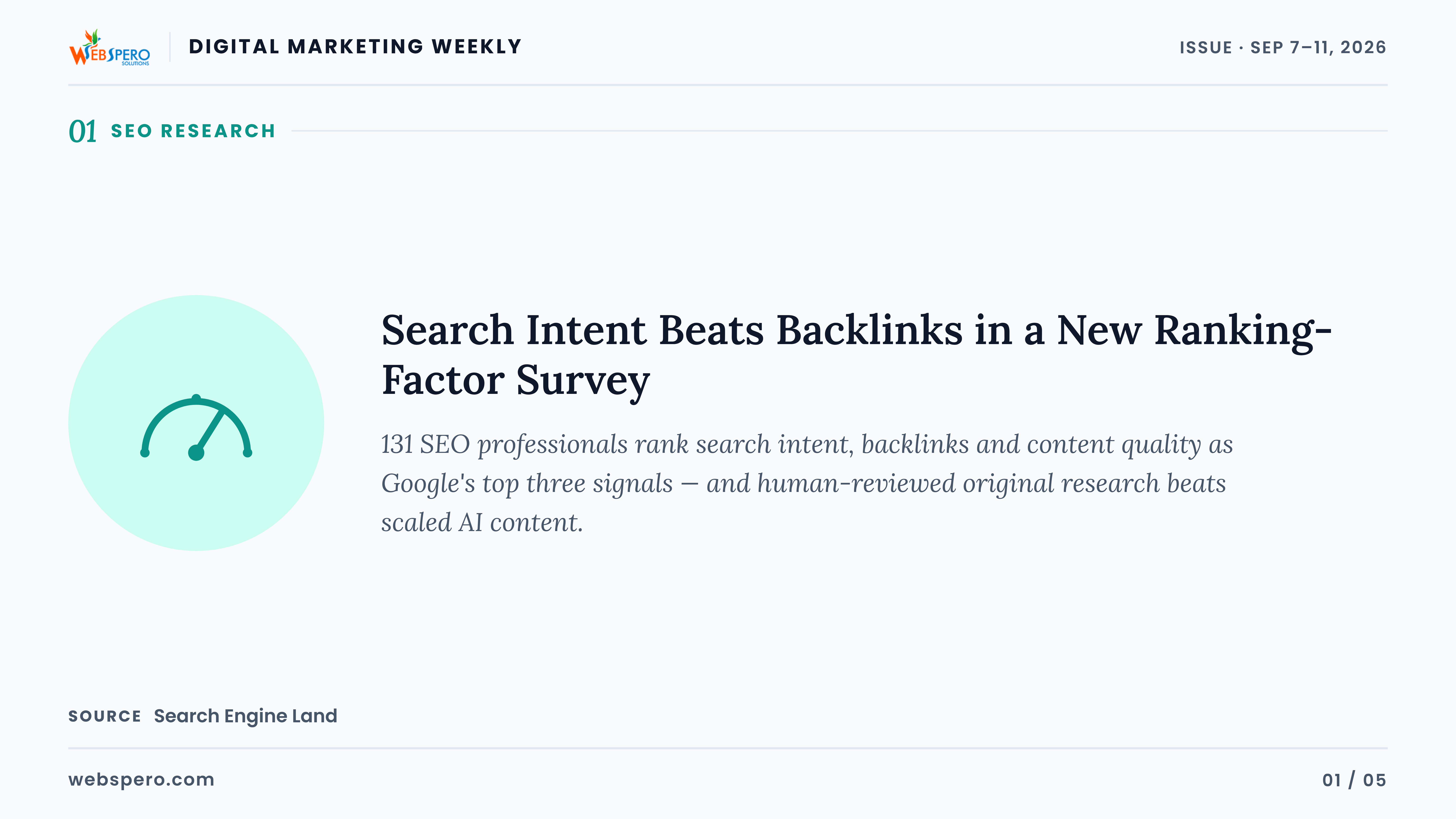 Search Intent Beats Backlinks in a New Google Ranking-Factor Survey