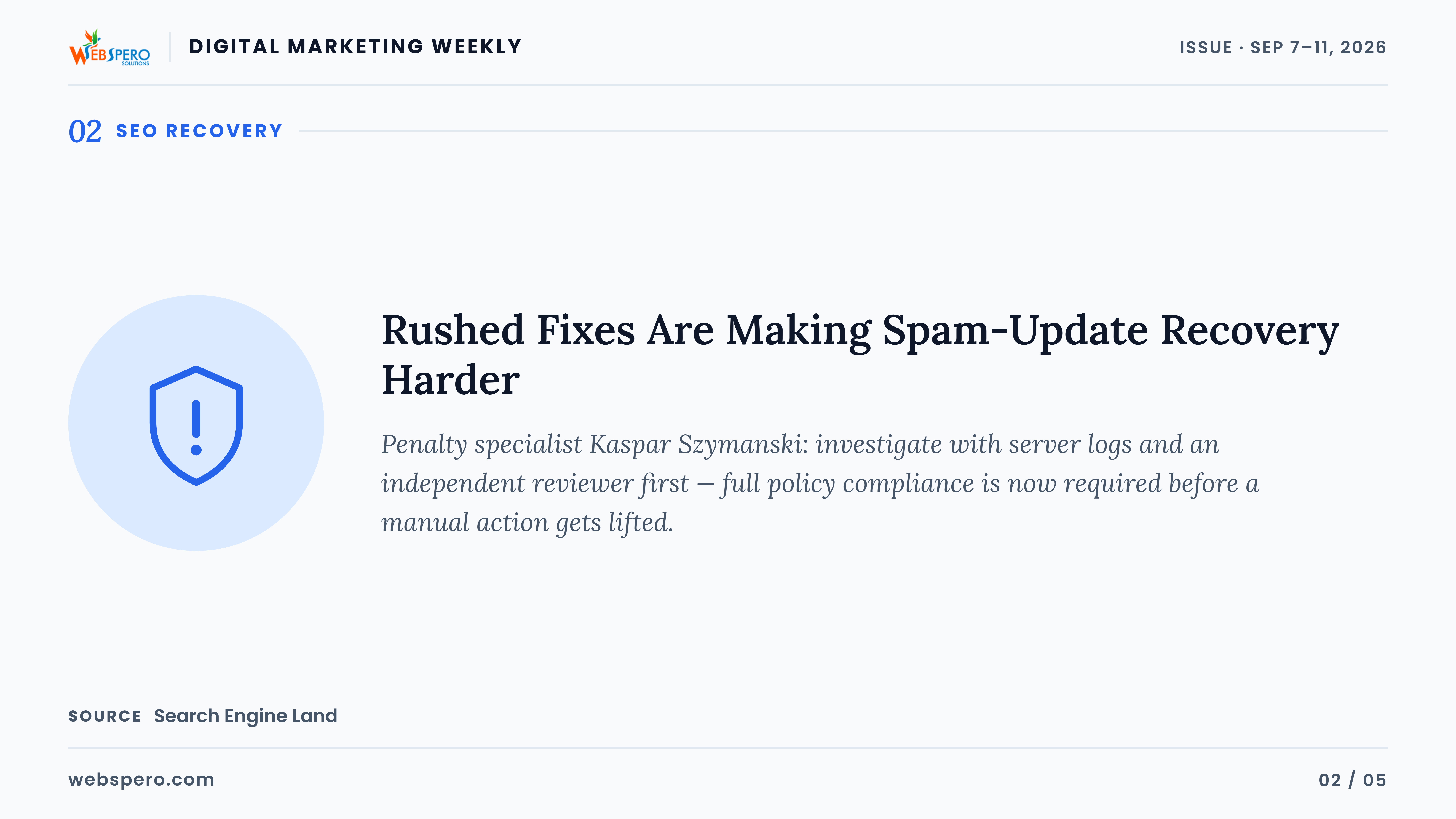 Rushed Fixes Are Making Google's Spam Update Recovery Harder
